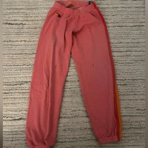 Woman’s aviator Nation Size: XS sweatpants. Ok condition.